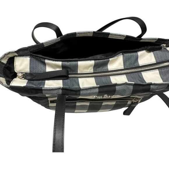 Kate Spade Chelsea Buffalo Plaid Gingham Tote EUC Clean - Picture 9 of 14